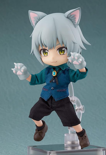 Good Smile Company Nendoroid Doll Wolf-Kun Ash Painted Figure- Japan Figure Store - #1 Bring To You The Best Japanese Goods