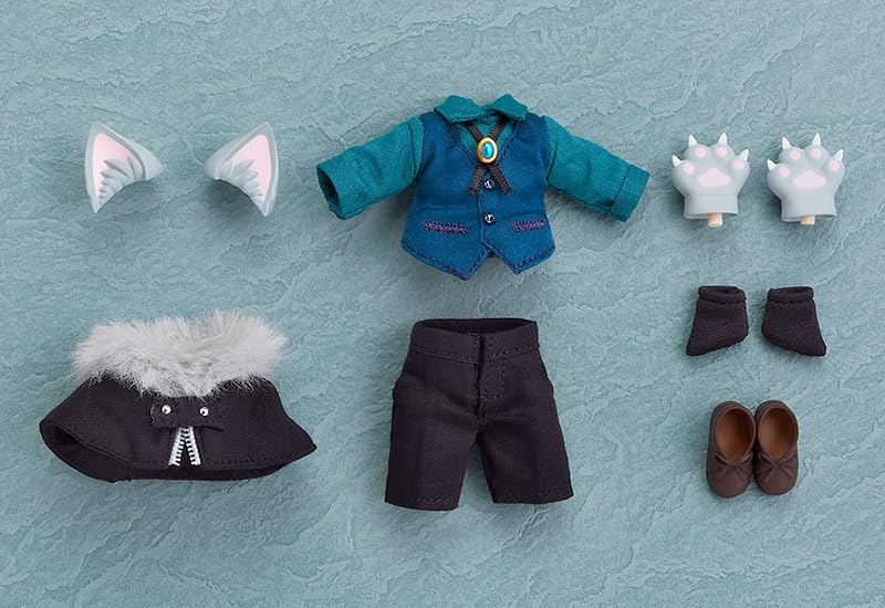 Good Smile Company Nendoroid Doll Wolf-Kun Ash Painted Figure- Japan Figure Store - #1 Bring To You The Best Japanese Goods