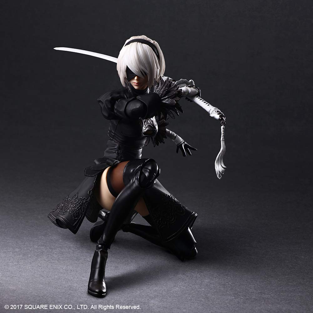 SQUARE ENIX Play Arts Kai Yorha No.2 Type B -2B- Figure Nier: Automata- Japan Figure Store - #1 Bring To You The Best Japanese Goods