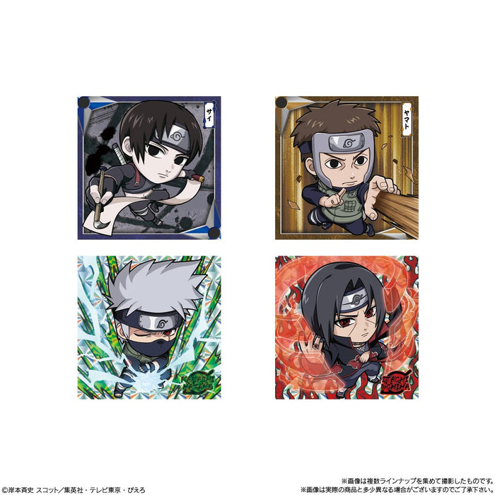 Bandai Naruto Shinobi World Sticker Wafer Candy Toy (20 Pieces) Japan Baked Confectionery- Japan Figure Store - #1 Bring To You The Best Japanese Goods