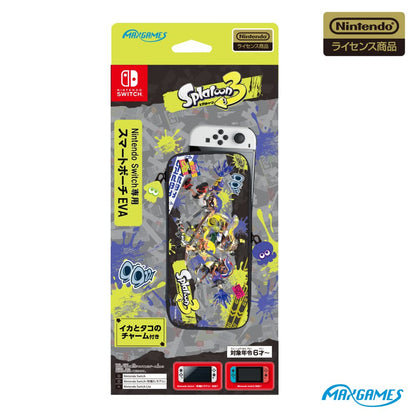 Nintendo Switch Smart Pouch Eva Splatoon 3 B Pattern- Japan Figure Store - #1 Bring To You The Best Japanese Goods