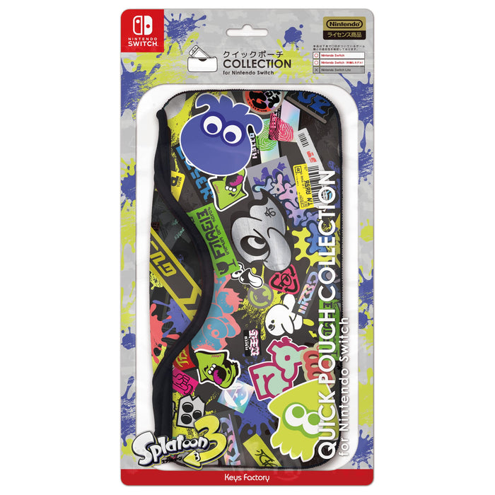 Quick Pouch Collection For Nintendo Switch (Splatoon 3) Type-A- Japan Figure Store - #1 Bring To You The Best Japanese Goods