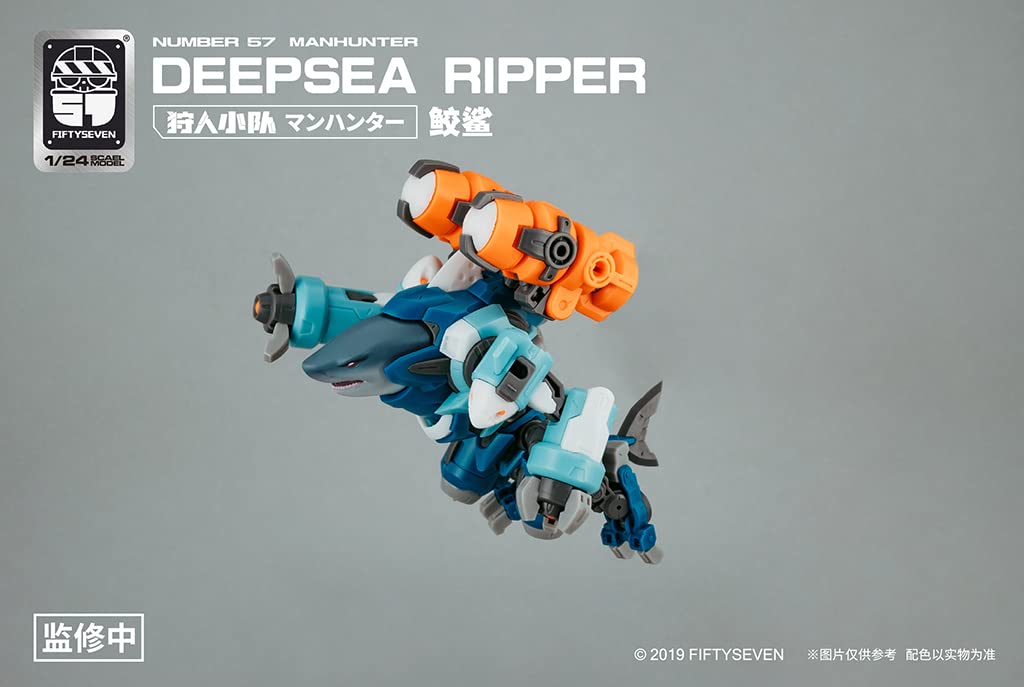 Creative Field Number 57 Manhunter Deepsea Ripper Shark 1/24 Scale Plastic Model Japan- Japan Figure Store - #1 Bring To You The Best Japanese Goods