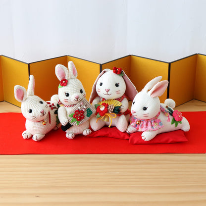 Olympus Thread Silk Zodiac Rabbit Amigurumi Kit Mk-93 From Japan- Japan Figure Store - #1 Bring To You The Best Japanese Goods