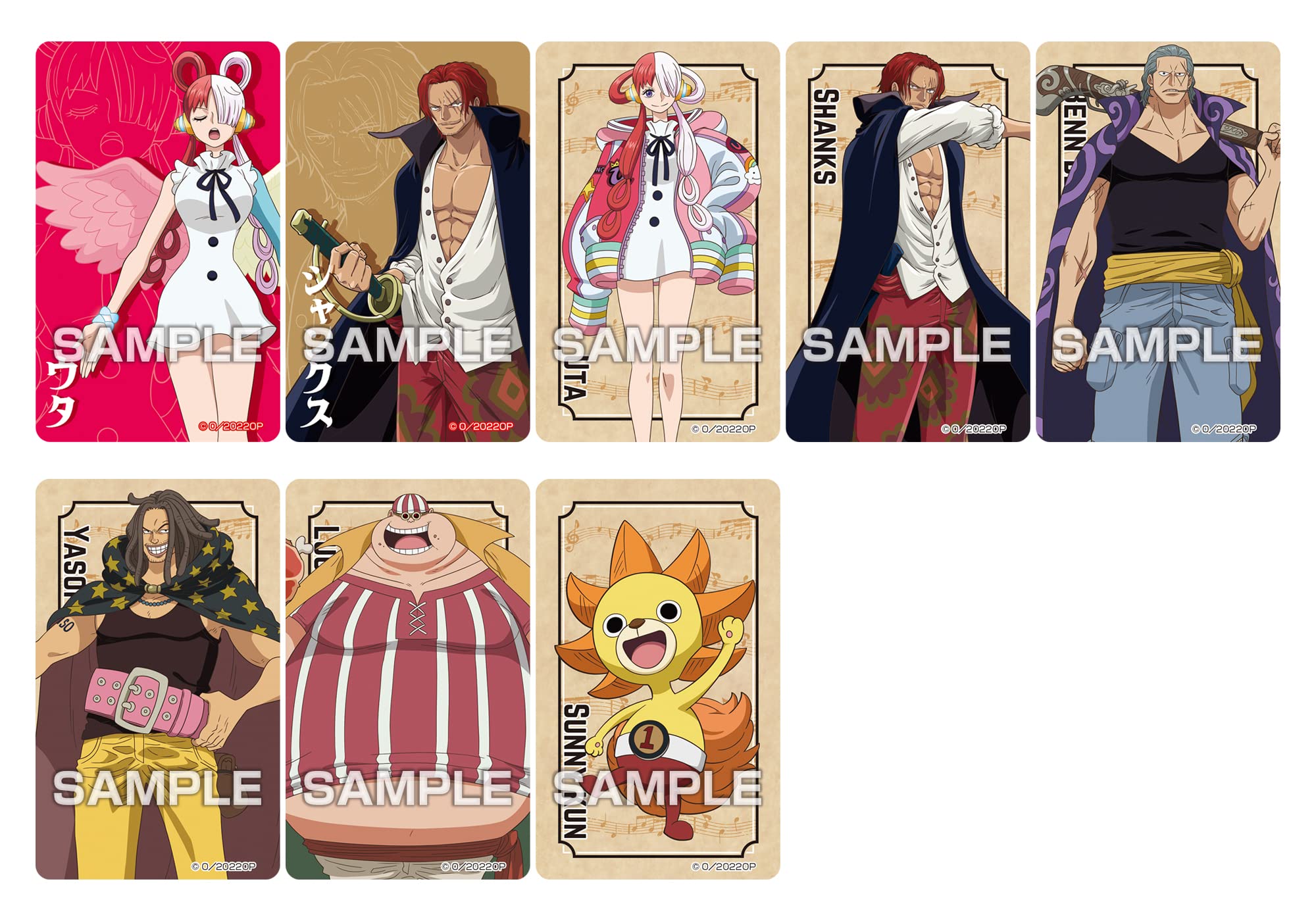 ENSKY One Piece Fil Red: Deco Sticker Collection 20Pcs Box- Japan Figure Store - #1 Bring To You The Best Japanese Goods