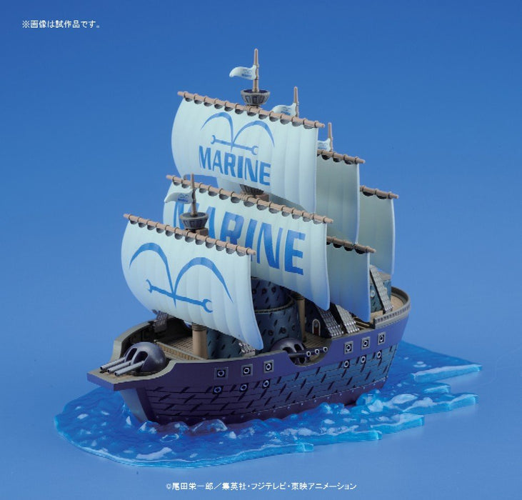 Bandai Spirits One Piece Grand Ship Collection Navy Warship Color-Coded Plastic Model- Japan Figure Store - #1 Bring To You The Best Japanese Goods
