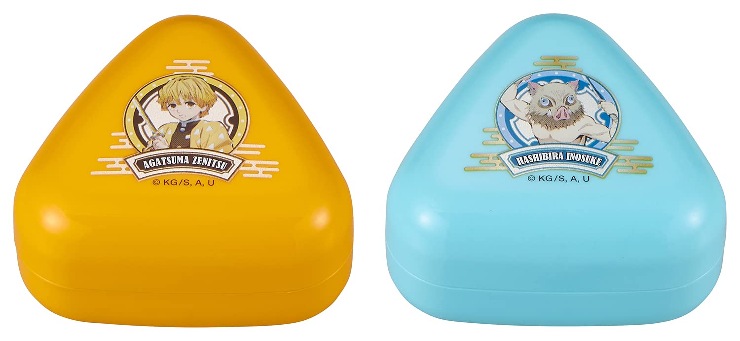 OSK Demon Slayer: Kimetsu No Yaiba Onigiri Case Set 2 Pcs : Zenitsu & Inosuke- Japan Figure Store - #1 Bring To You The Best Japanese Goods