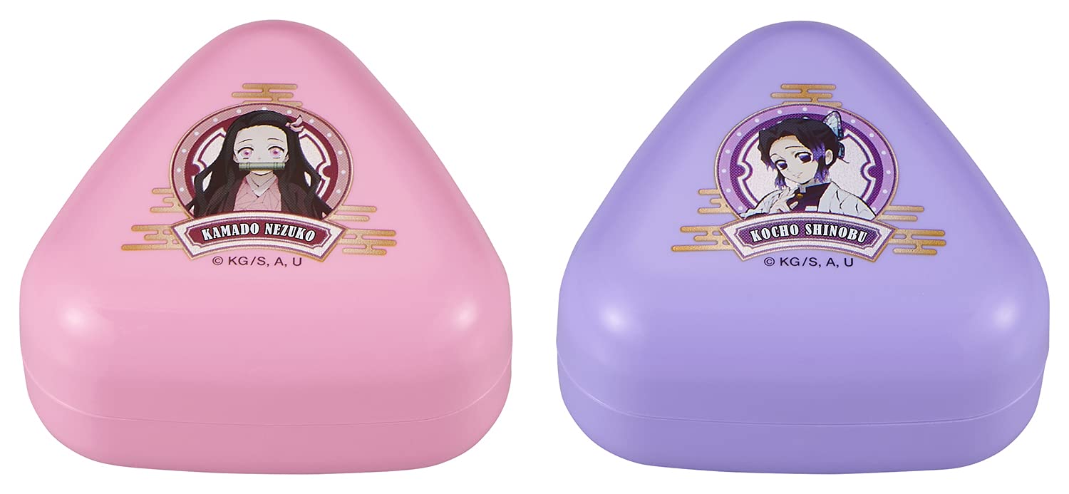 OSK Demon Slayer: Kimetsu No Yaiba Onigiri Case Set 2 Pcs : Nezuko & Shinobu- Japan Figure Store - #1 Bring To You The Best Japanese Goods