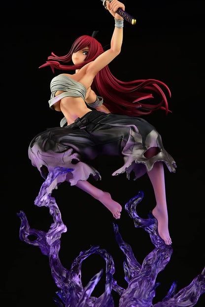 Orcatoys Erza Scarlet Samurai -Kouen Banjou- Ver. Jet Black 1/6 Figure Fairy Tail- Japan Figure Store - #1 Bring To You The Best Japanese Goods