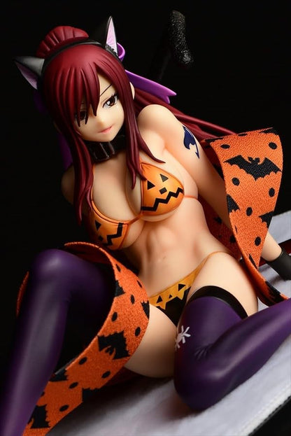 Orcatoys Fairy Tail Erza Scarlet Halloween Cat 1/6 Figure 250mm PVC- Japan Figure Store - #1 Bring To You The Best Japanese Goods