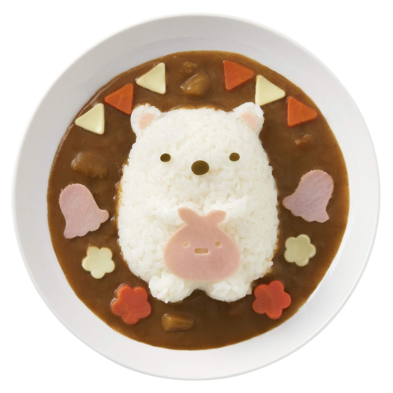 Osk Japan Deco Curry Rice Mold Sumikko Gurashi - Easy To Enjoy Cut Parts Included - Ls-7- Japan Figure Store - #1 Bring To You The Best Japanese Goods