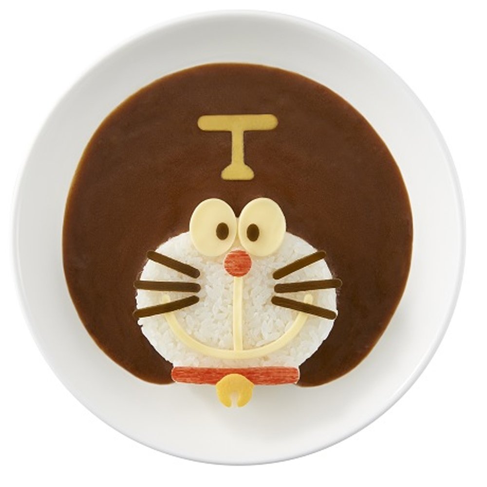 Osk Doraemon Deco Curry Rice Mold Ls-7 Japan - 114 X 109 X 33Mm Cutting Die 120 X 100 X 14Mm- Japan Figure Store - #1 Bring To You The Best Japanese Goods