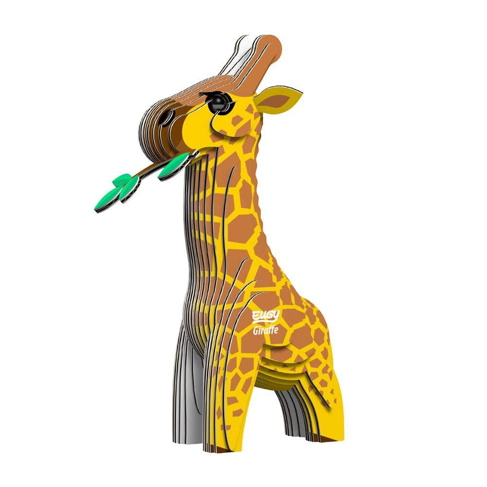 A-ZONE Eugy Giraffe 3D Cardboard Model Kit- Japan Figure Store - #1 Bring To You The Best Japanese Goods