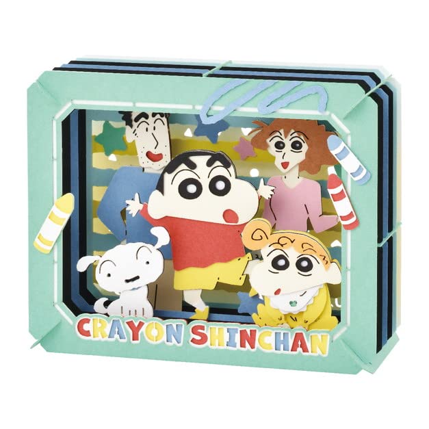 ENSKY Pt-256 Paper Theater Crayon Shin-Chan Nohara Family- Japan Figure Store - #1 Bring To You The Best Japanese Goods