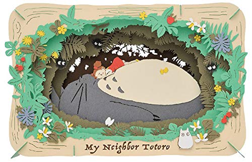 ENSKY Paper Theater Pt-L10 Studio Ghibli My Neighbor Totoro Totoro'S Cave- Japan Figure Store - #1 Bring To You The Best Japanese Goods