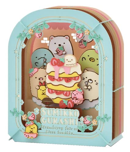 ENSKY Pt-286 Paper Theater Sumikko Gurashi Strawberry Fair- Japan Figure Store - #1 Bring To You The Best Japanese Goods