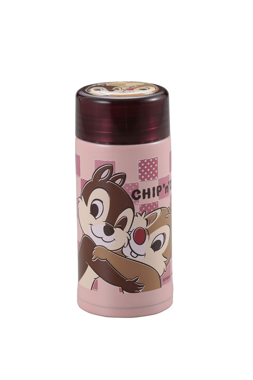 PEARL METAL Disney Lightweight Slim Personal Bottle 200Ml Chip 'N Dale Best Friend- Japan Figure Store - #1 Bring To You The Best Japanese Goods