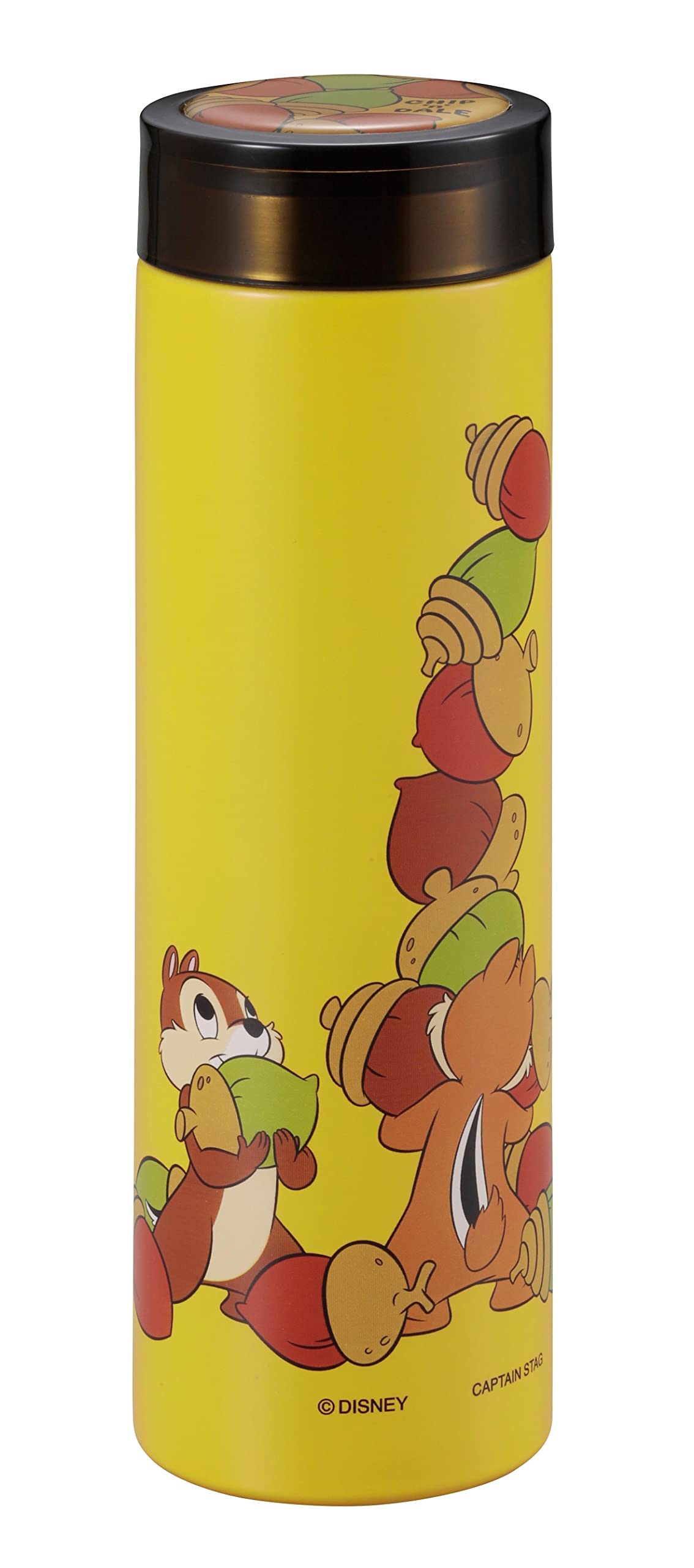 PEARL METAL Disney Smart Bottle 300Ml Chip 'N Dale Acorn- Japan Figure Store - #1 Bring To You The Best Japanese Goods