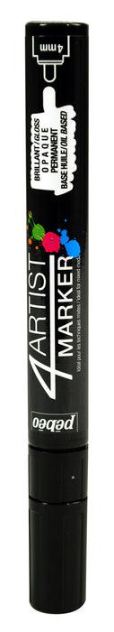 GAIANOTES Gpm01245 Opaque 4 Artist Marker 4Mm Black Hobby Tools- Japan Figure Store - #1 Bring To You The Best Japanese Goods