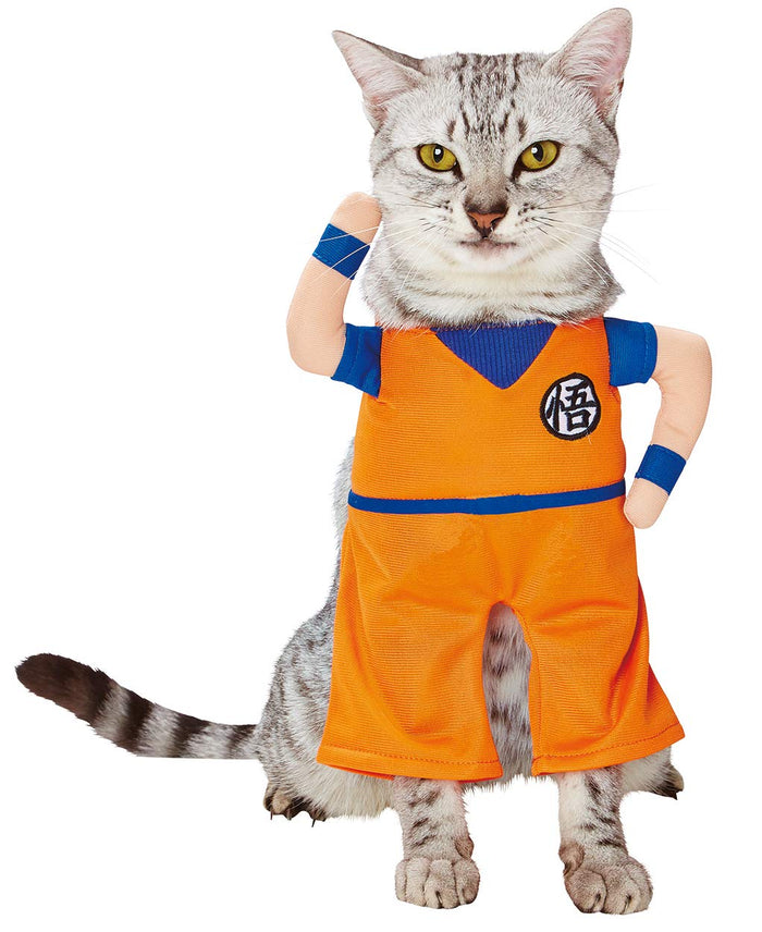 Petio Japan Charapety Dragon Ball Kigurumi Son Goku Cat Transformation Wear- Japan Figure Store - #1 Bring To You The Best Japanese Goods