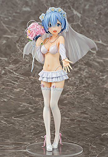 Phat Company Re:zero Rem Wedding Ver. 1/7 Scale Figure- Japan Figure Store - #1 Bring To You The Best Japanese Goods