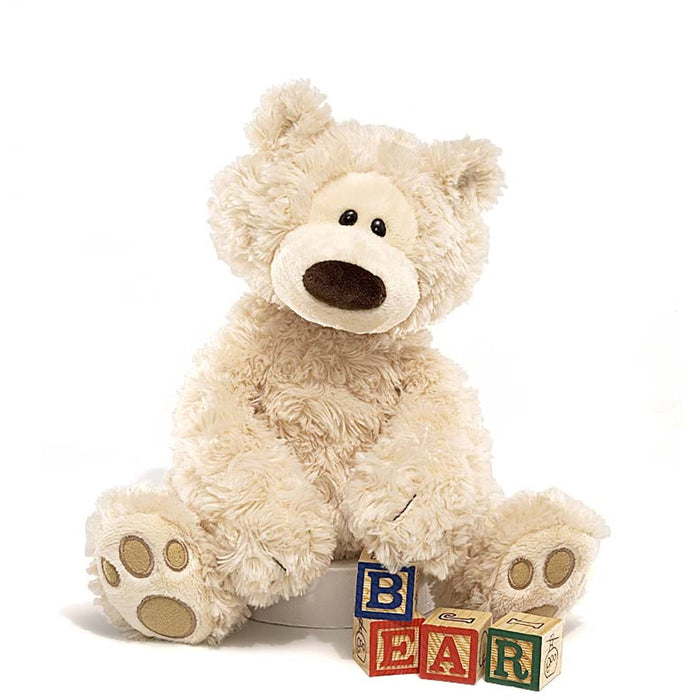 Gund Philbin Teddy Bear Stuffed Animal Plush Beige 12" Plush Toy And Figure- Japan Figure Store - #1 Bring To You The Best Japanese Goods