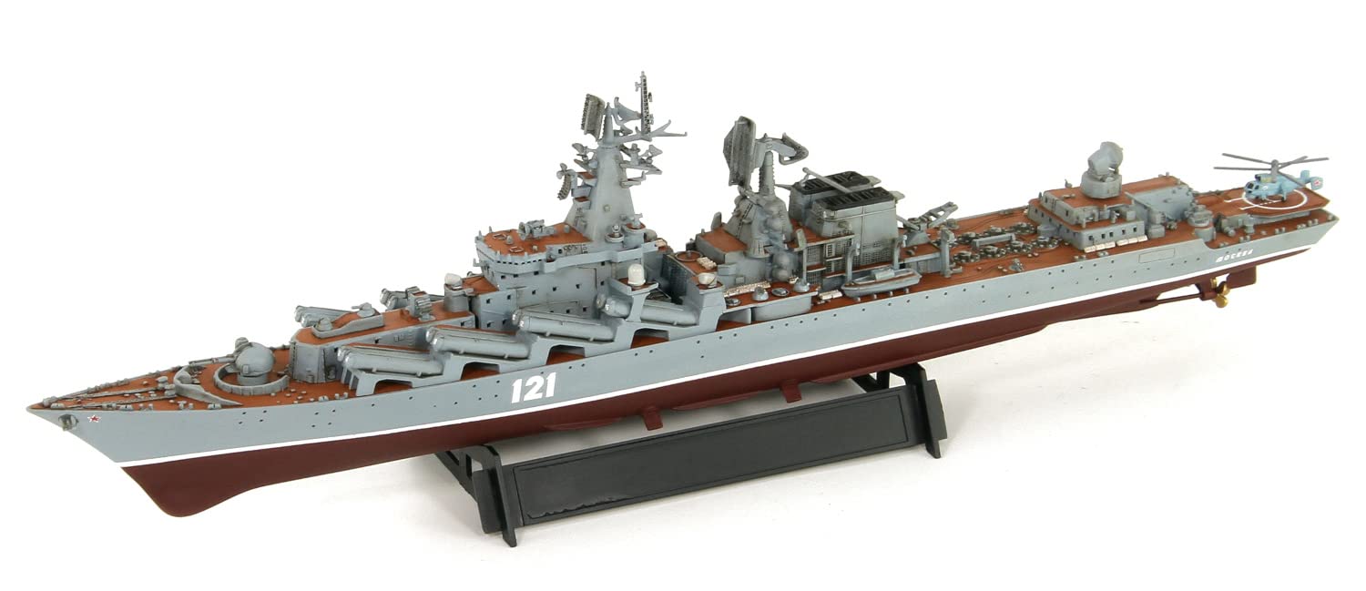 PIT-ROAD 1/700 Russian Navy Missile Cruiser Moscow Plastic Model M53- Japan Figure Store - #1 Bring To You The Best Japanese Goods