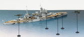 PIT-ROAD 1/700 Royal Navy Battleship Queen Elizabeth Vs German Air Force Plastic Model- Japan Figure Store - #1 Bring To You The Best Japanese Goods
