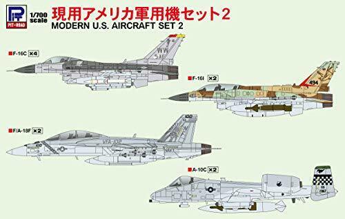 Pit-road 1/700 Modern U.s. Aircraft Set 2 Kit S59 - Japan Figure