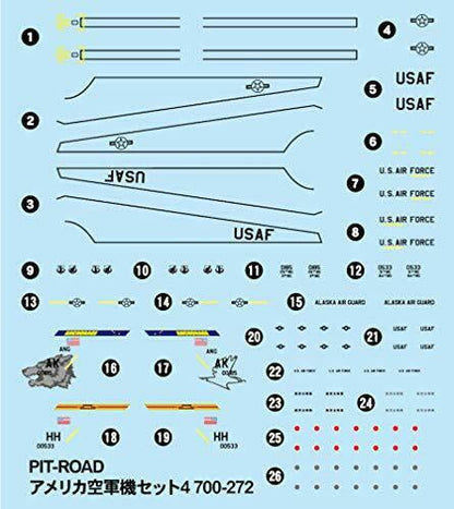 Pit-road 1/700 Modern U.s. Aircraft Set 4 Kit S58- Japan Figure Store - #1 Bring To You The Best Japanese Goods