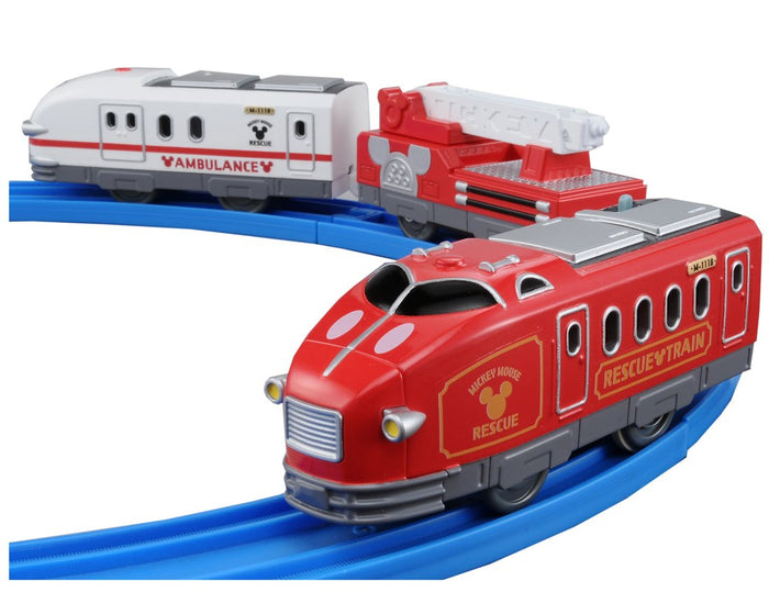 TAKARA TOMY Pla-Rail Plarail Disney Dream Railway Mickey Mouse Rescue Train 863922- Japan Figure Store - #1 Bring To You The Best Japanese Goods