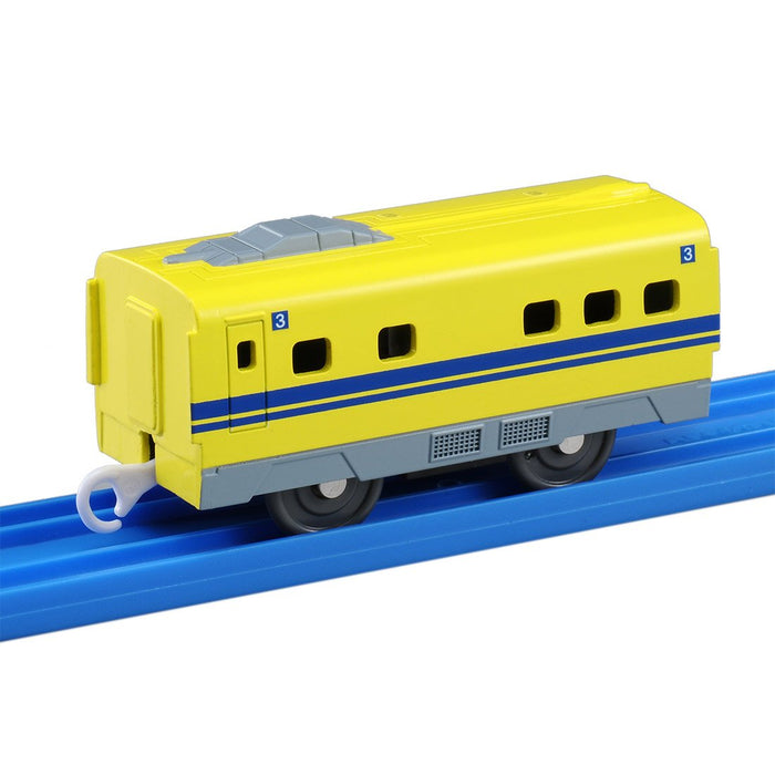 Takara Tomy Pla-Rail Kf-07 Type 923 Shinkansen Doctor Yellow Middle Car Pvc Cars- Japan Figure Store - #1 Bring To You The Best Japanese Goods