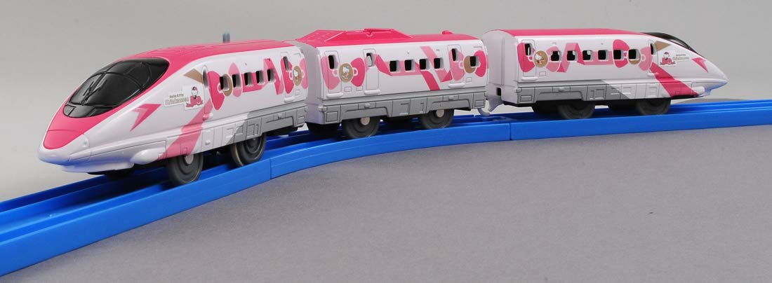 Takara Tomy Pla-Rail Sc-07 Hello Kitty Shinkansen Japanese Hello Kitty Toys Train Model- Japan Figure Store - #1 Bring To You The Best Japanese Goods