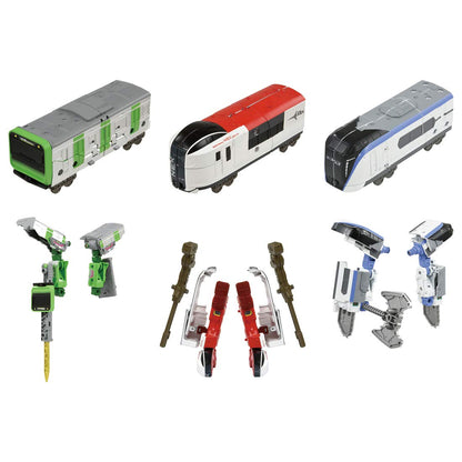 Takara Tomy Pla-Rail Shinkansen Transformation Robot Zailiner Set Japanese Robot Toys- Japan Figure Store - #1 Bring To You The Best Japanese Goods