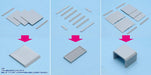 WAVE Pla Pipe Gray Triangle Type2 3.0Mm X6 Set- Japan Figure Store - #1 Bring To You The Best Japanese Goods