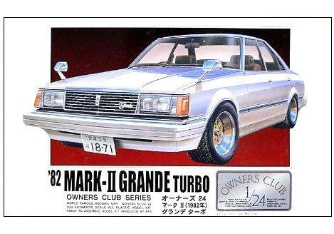 ARII Owners Club 1/24 20 1982 Toyota Mark Ii 1/24 Scale Kit Microace- Japan Figure Store - #1 Bring To You The Best Japanese Goods