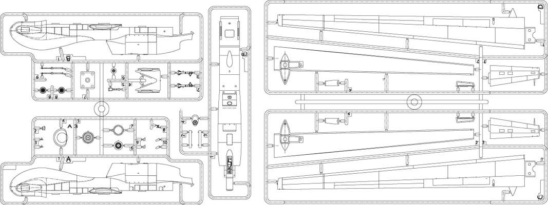 PLATZ Ac-4 U.S.A.F. Unmanned Aerial Vehicles Rq-4B Global Hawk 1/72 Scale Kit- Japan Figure Store - #1 Bring To You The Best Japanese Goods
