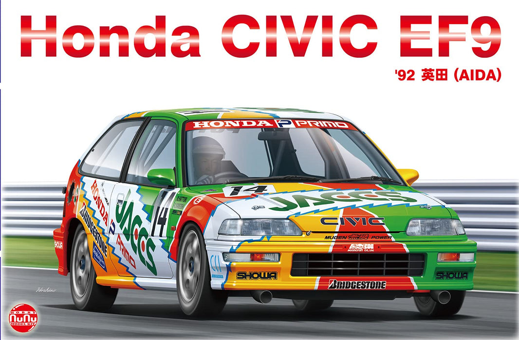 Platz Racing Series 1/24 Honda Civic Ef-9 1992 Ti Circuit Aida Scale Car Toy Model Kit- Japan Figure Store - #1 Bring To You The Best Japanese Goods