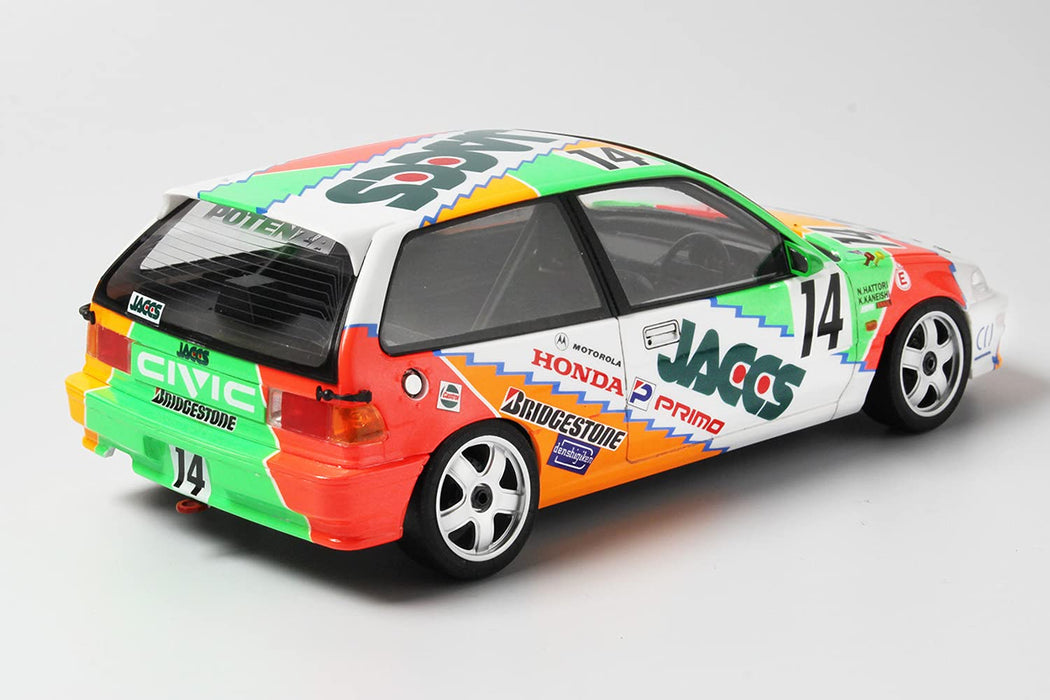 Platz Racing Series 1/24 Honda Civic Ef-9 1992 Ti Circuit Aida Scale Car Toy Model Kit- Japan Figure Store - #1 Bring To You The Best Japanese Goods