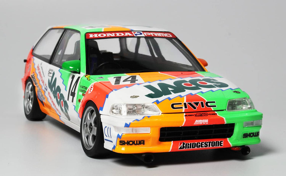 Platz Racing Series 1/24 Honda Civic Ef-9 1992 Ti Circuit Aida Scale Car Toy Model Kit- Japan Figure Store - #1 Bring To You The Best Japanese Goods