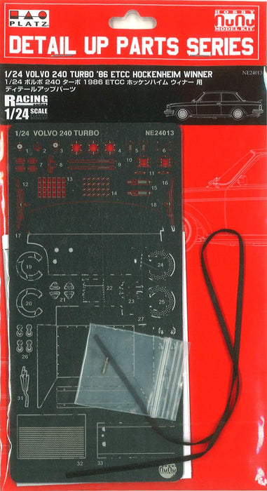 PLATZ Ne24013 Volvo 240 Turbo '86 Etcc Hockenjeim Winner Detail Up Parts 1/24 Scale Kit- Japan Figure Store - #1 Bring To You The Best Japanese Goods