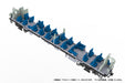 1/80 Scale Unpainted Plastic Cross Seat Interior Set Kit From Plummoa Japan - Pp145- Japan Figure Store - #1 Bring To You The Best Japanese Goods