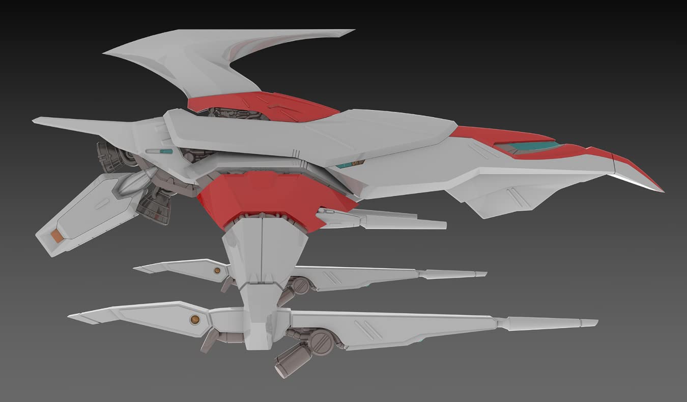 Pm Office A Darius Silver Hawk 3F-1B Space Fighter Total Length About 140Mm 1/144 Scale Color-Coded Plastic Model Pp148- Japan Figure Store - #1 Bring To You The Best Japanese Goods