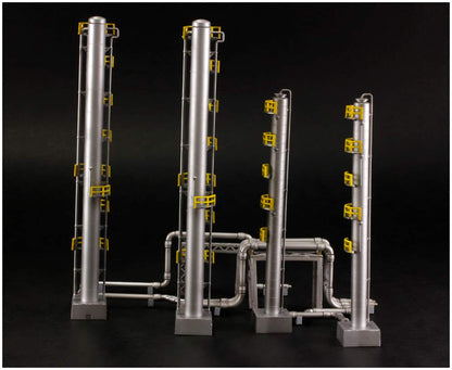 PLUM Plastic Kit Pp080 Industrial Area B Distillation Tower Non-Scale- Japan Figure Store - #1 Bring To You The Best Japanese Goods
