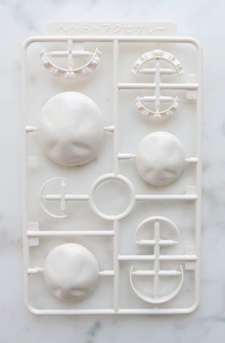 Plum Plastic Accessory 05 Head Model Parts White - Japan- Japan Figure Store - #1 Bring To You The Best Japanese Goods