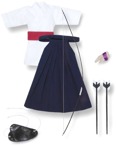 AZONE Pnm104-Nvy 1/6 Pure Neemo M Kyudo Uniform Set White & Navy- Japan Figure Store - #1 Bring To You The Best Japanese Goods