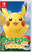 Pocket Monsters Let'S Go ! Pikachu Nintendo Switch New
