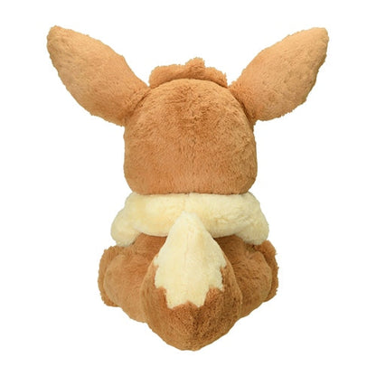 Pokemon Center Original Big Fluffy Plush Toy Eevee- Japan Figure Store - #1 Bring To You The Best Japanese Goods