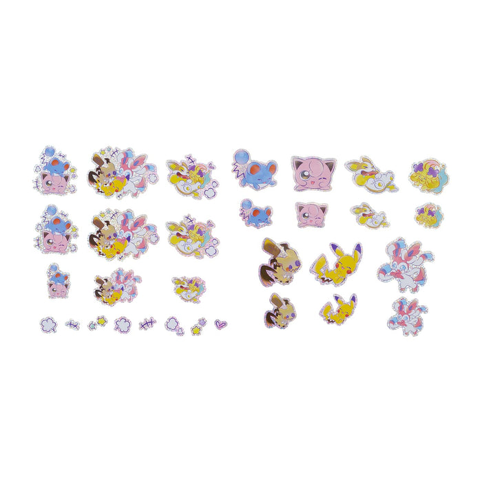 POKEMON CENTER ORIGINAL Stickers With Case Play Rough!- Japan Figure Store - #1 Bring To You The Best Japanese Goods