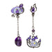 Pokemon Center Original Pokemon Center Original Evolution Earrings Lampent > Chandelure- Japan Figure Store - #1 Bring To You The Best Japanese Goods